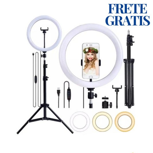 Kit Completo Ring Light Profissional.